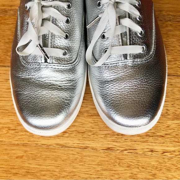 Keds x Kate Spade ♠️ New York silver leather sneakers - Picture 6 of 8